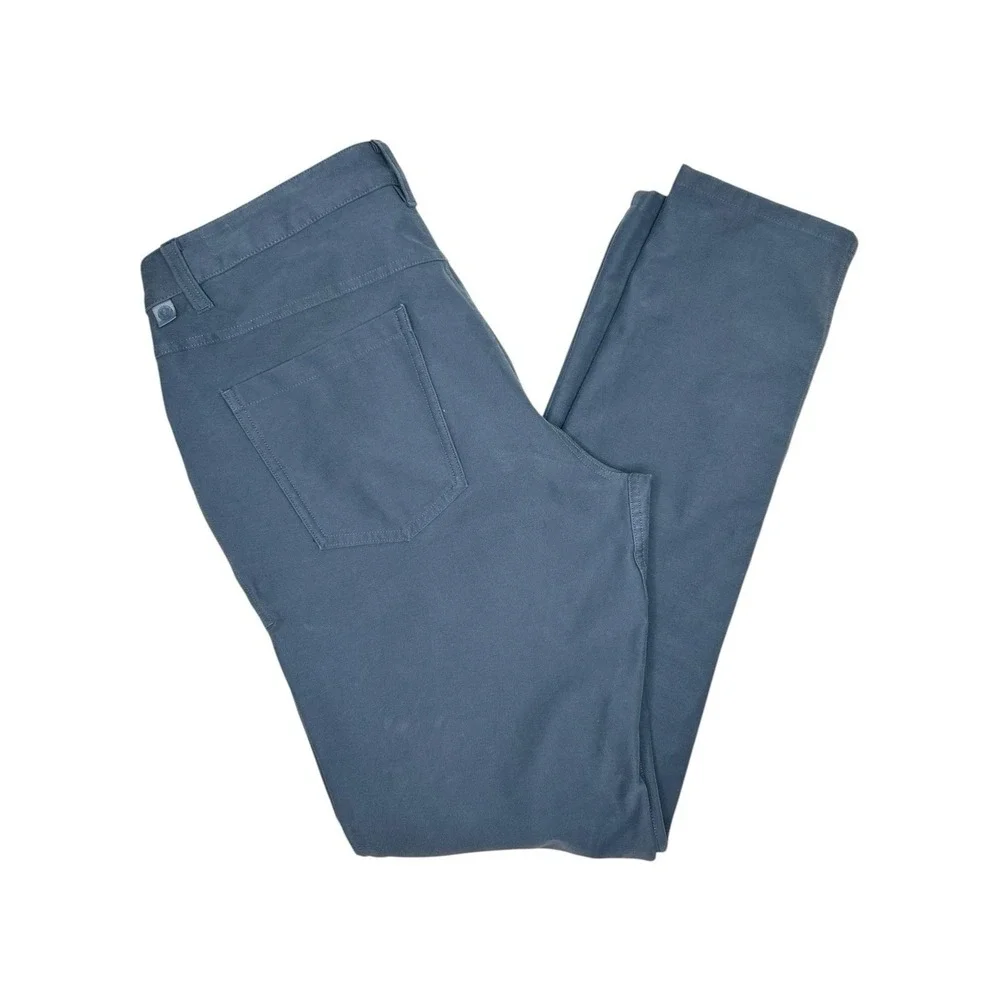 Lululemon ABC Slim-Fit 5 Pocket Pant Utilitech Jean Mens 34W 33L River Blue